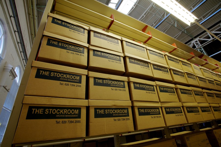 the stockroom storage space